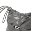 Sac Scrunch-D-Bucket Sac Scrunch-D-Bucket en cuir brillant froissé
