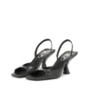 Sandales D-Amber 75 Sandales à bride arrière D-Amber en cuir effet lézard