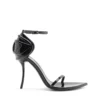 Sandales D-Ten&Half Sandales à talons aiguilles D-Ten&Half en cuir verni et satin
