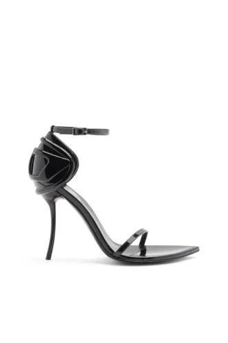 Sandales D-Ten&Half Sandales à talons aiguilles D-Ten&Half en cuir verni et satin