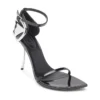 Sandales D-Ten&Half Sandales à talons aiguilles D-Ten&Half en cuir verni et satin