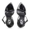 Sandales D-Ten&Half Sandales à talons aiguilles D-Ten&Half en cuir verni et satin