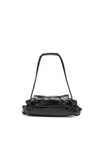 scrunch-d shoulder s Sac à bandoulière Scrunch-D S en cuir froissé
