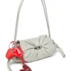 scrunch-d shoulder s Sac à bandoulière Scrunch-D S en cuir froissé