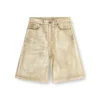 Short dile_luna Short en denim métallisé vieilli