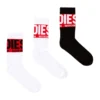 skm-ray-threepack Lot de 3 paires de chaussettes avec logo sur les bords