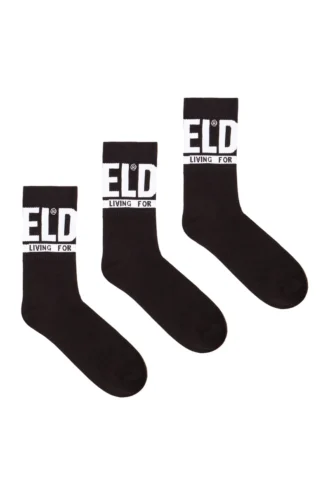 skm-ray-threepack Lot de 3 paires de chaussettes à logo