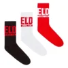 skm-ray-threepack Lot de 3 paires de chaussettes à logo