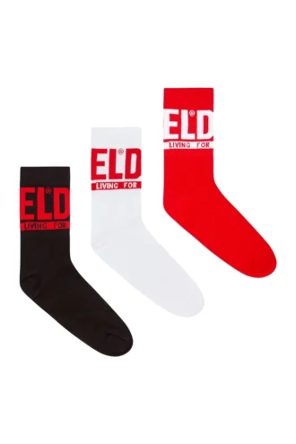 skm-ray-threepack Lot de 3 paires de chaussettes à logo