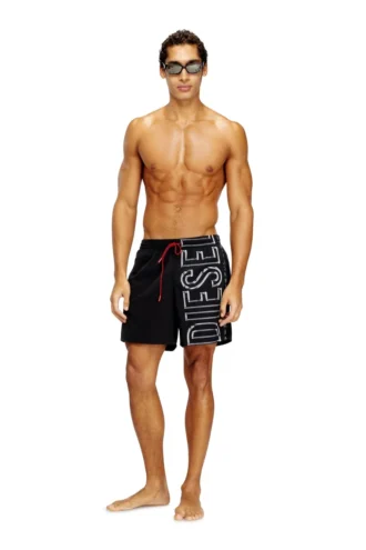 soccer-41-d-core Short de bain avec logo oversize imprimé
