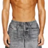 soccer-41-dnm Short de bain avec imprimé trompe-l&rsquo;œil denim