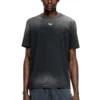 t-adjust-t1 T-shirt délavé avec découpe ovale D