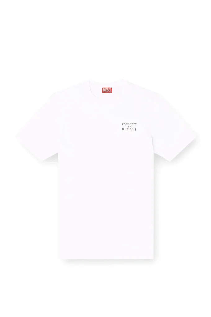 t-adjust-v5 T-shirt classique en coton avec imprimé en relief