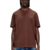 t-adjust-v5 T-shirt classique en coton avec imprimé en relief