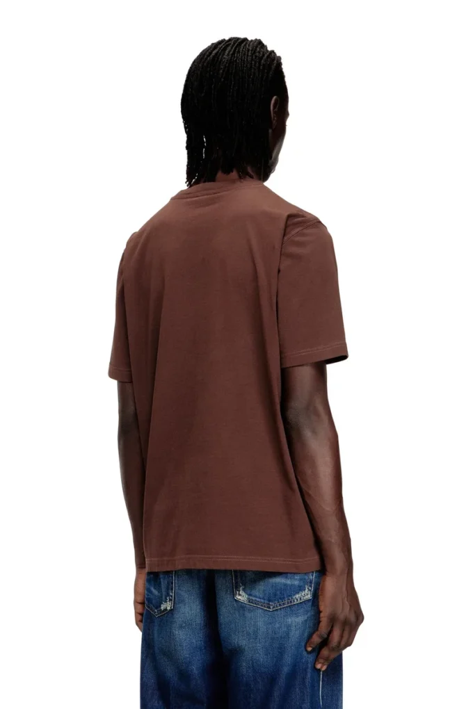 t-adjust-v5 T-shirt classique en coton avec imprimé en relief