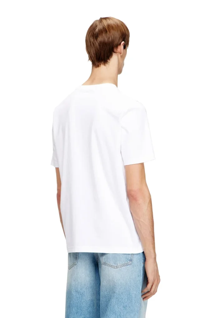 t-adjust-v5 T-shirt classique en coton avec imprimé en relief