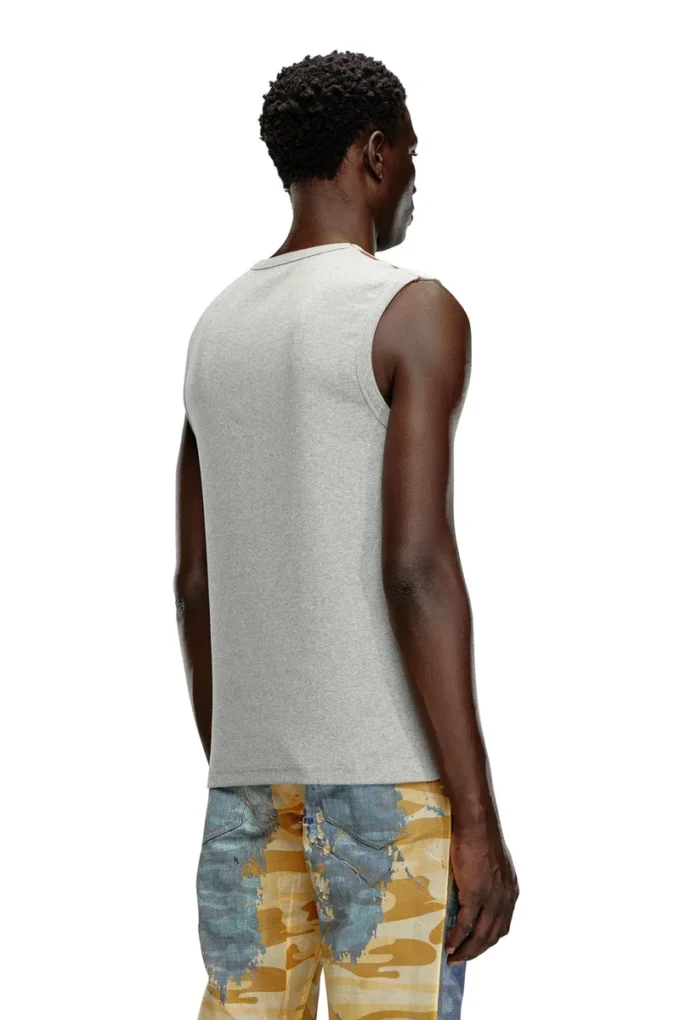 t-bisco-burn-art Top en tulle avec imprimé plastique brûlé