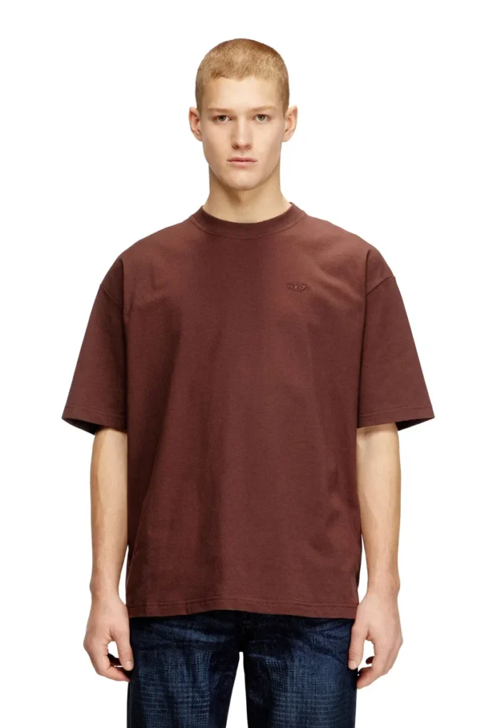 t-boggy-megoval-d T-shirt avec broderie ovale maxi D