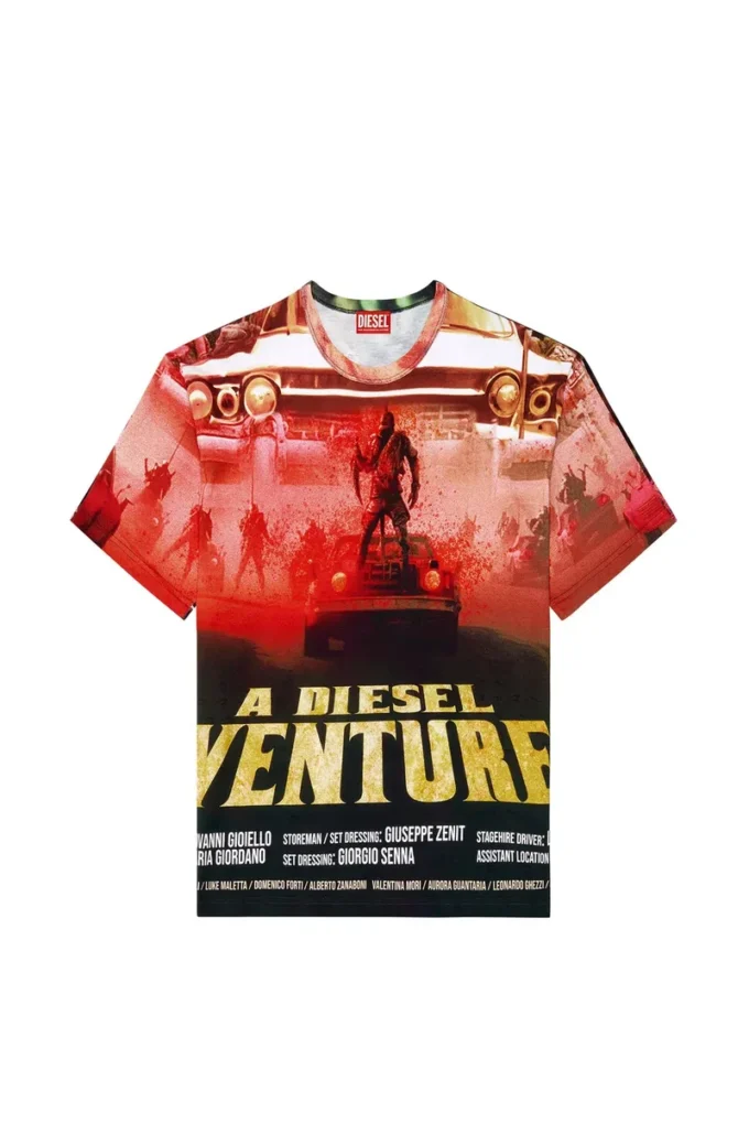 t-boxt-adventure T-shirt avec imprimé film Diesel