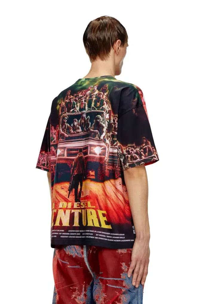 t-boxt-adventure T-shirt avec imprimé film Diesel
