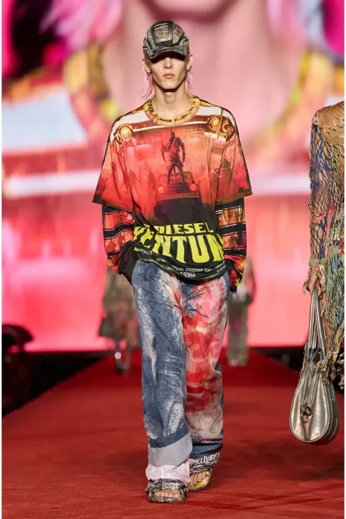 t-boxt-adventure T-shirt avec imprimé film Diesel