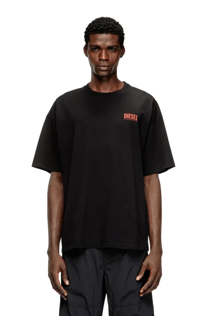 t-boxt-bisk T-shirt en coton avec imprimé Diesel Biscotto