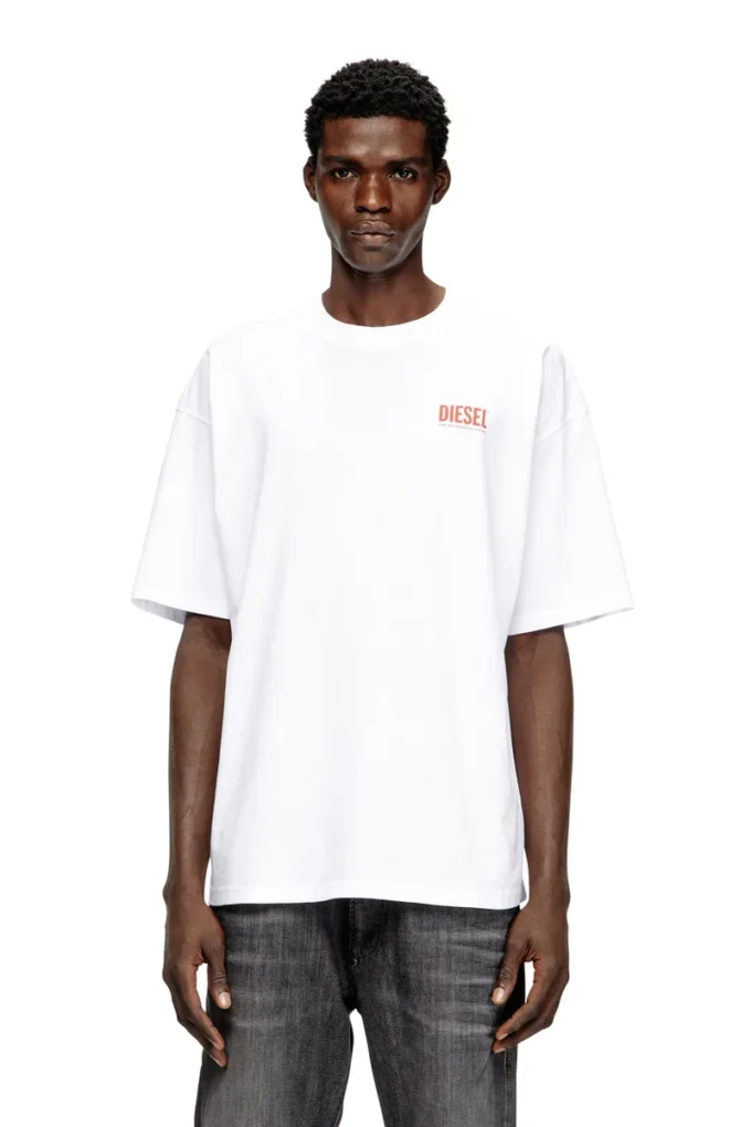 t-boxt-bisk T-shirt en coton avec imprimé Diesel Biscotto