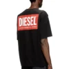 t-boxt-bisk T-shirt en coton avec imprimé Diesel Biscotto