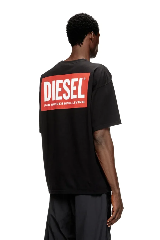 t-boxt-bisk T-shirt en coton avec imprimé Diesel Biscotto