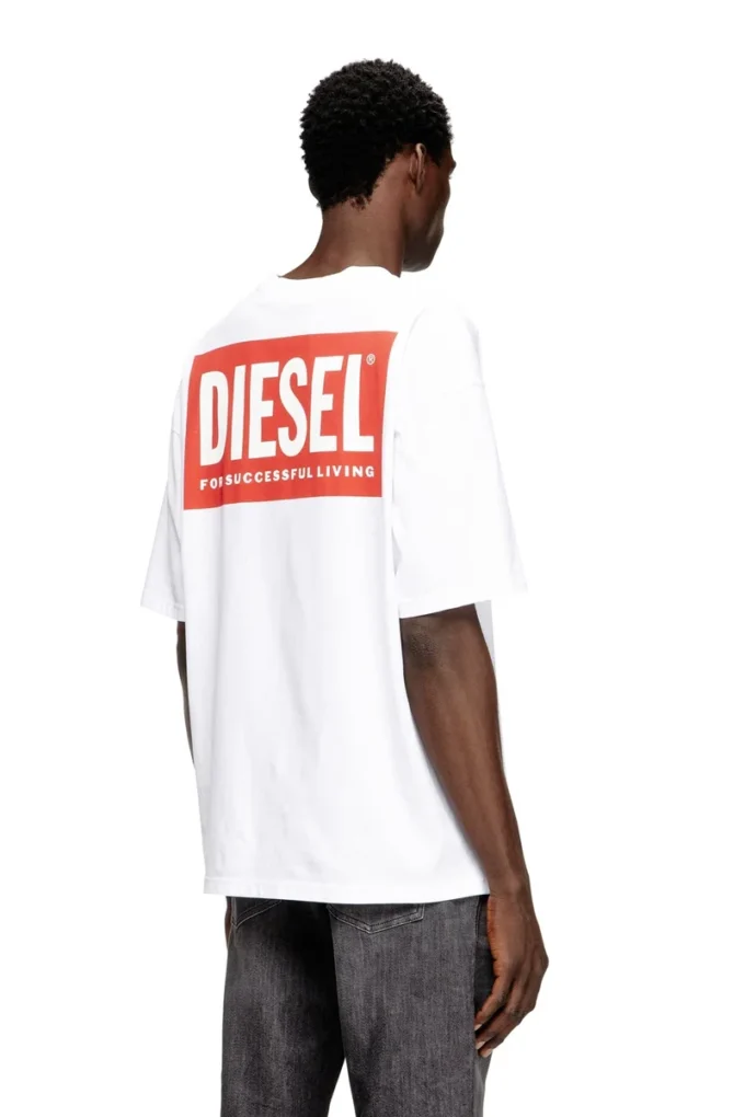 t-boxt-bisk T-shirt en coton avec imprimé Diesel Biscotto