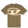 t-boxt-bleach T-shirt avec logo Oval D délavé