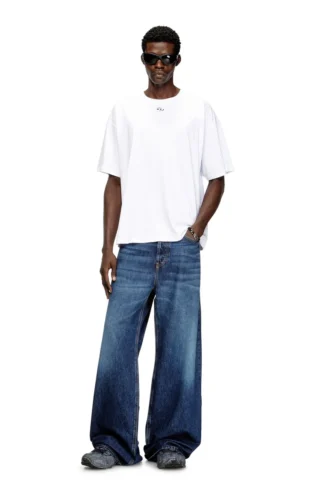 t-boxt-dco T-shirt ample en coton avec broderie Oval D