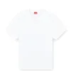 t-boxt-dco T-shirt ample en coton avec broderie Oval D