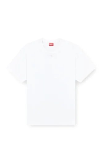 t-boxt-dco T-shirt ample en coton avec broderie Oval D