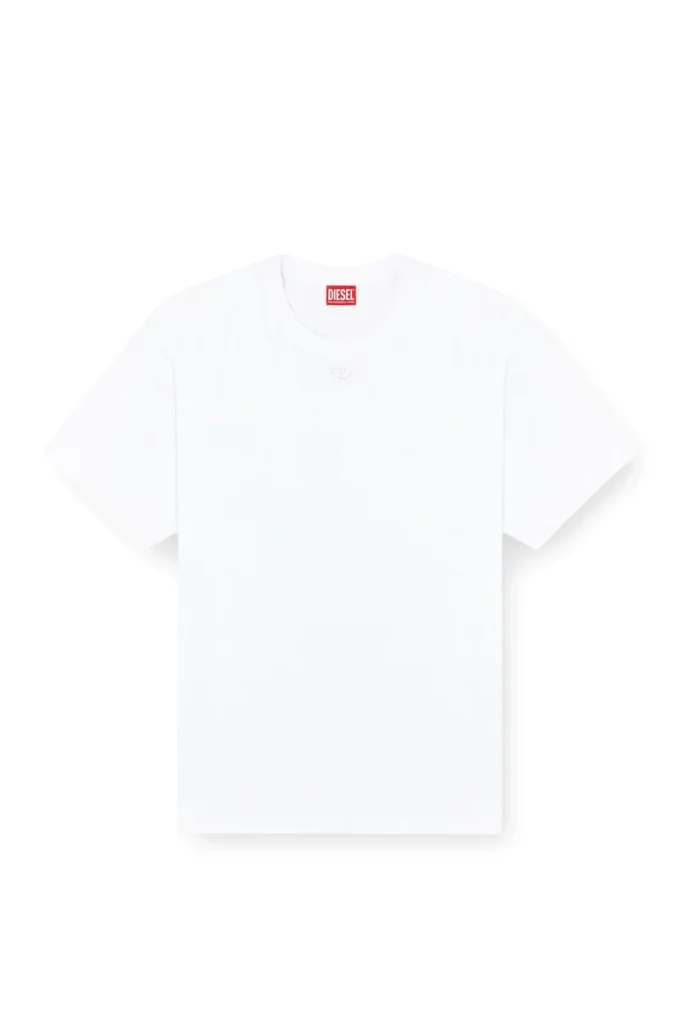 t-boxt-dco T-shirt ample en coton avec broderie Oval D