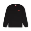 t-boxt-ls-bisk T-shirt ample à manches longues avec logos Diesel
