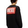 t-boxt-ls-bisk T-shirt ample à manches longues avec logos Diesel