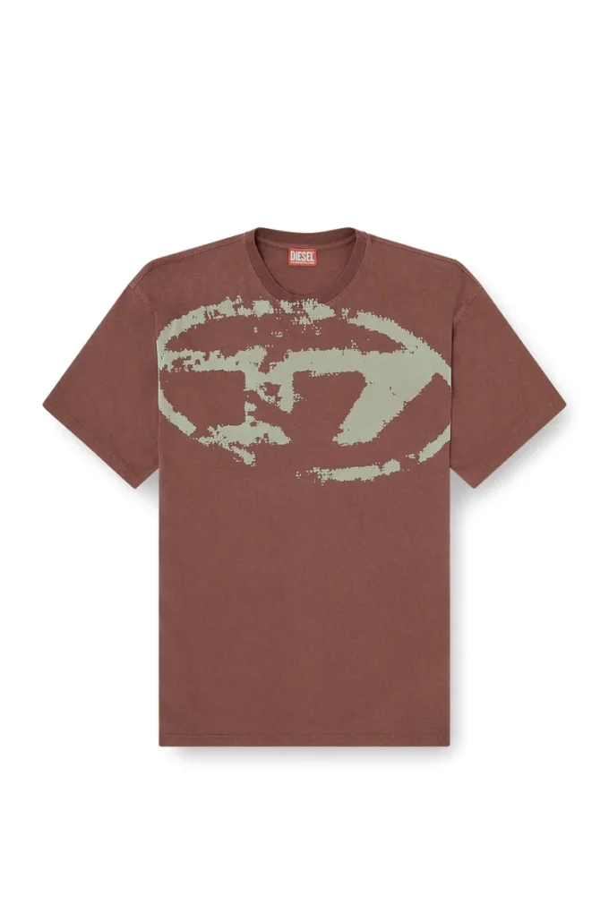 t-boxt-n14 T-shirt avec logo floqué vieilli