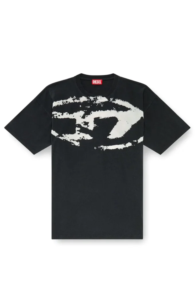 t-boxt-n14 T-shirt avec logo floqué vieilli