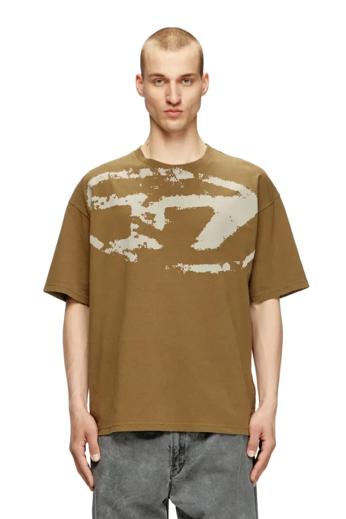 t-boxt-n14 T-shirt avec logo floqué vieilli