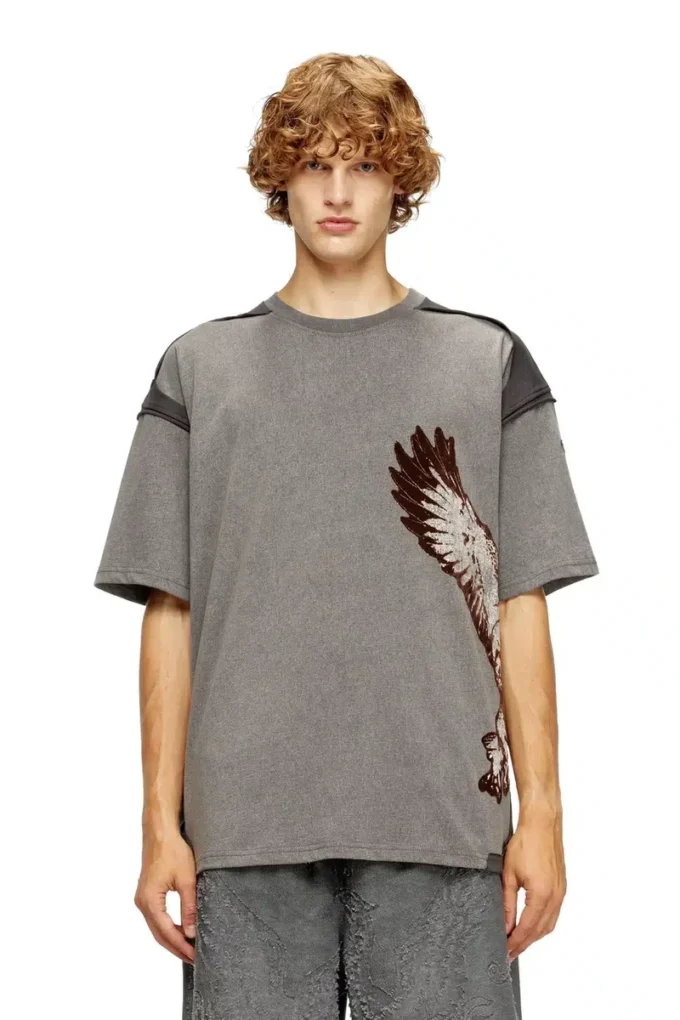 t-boxt-peeloff T-shirt Peel-off avec imprimé aigle