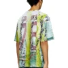 t-boxt-r13 T-shirt avec imprimé trompe-l&rsquo;œil craquelé