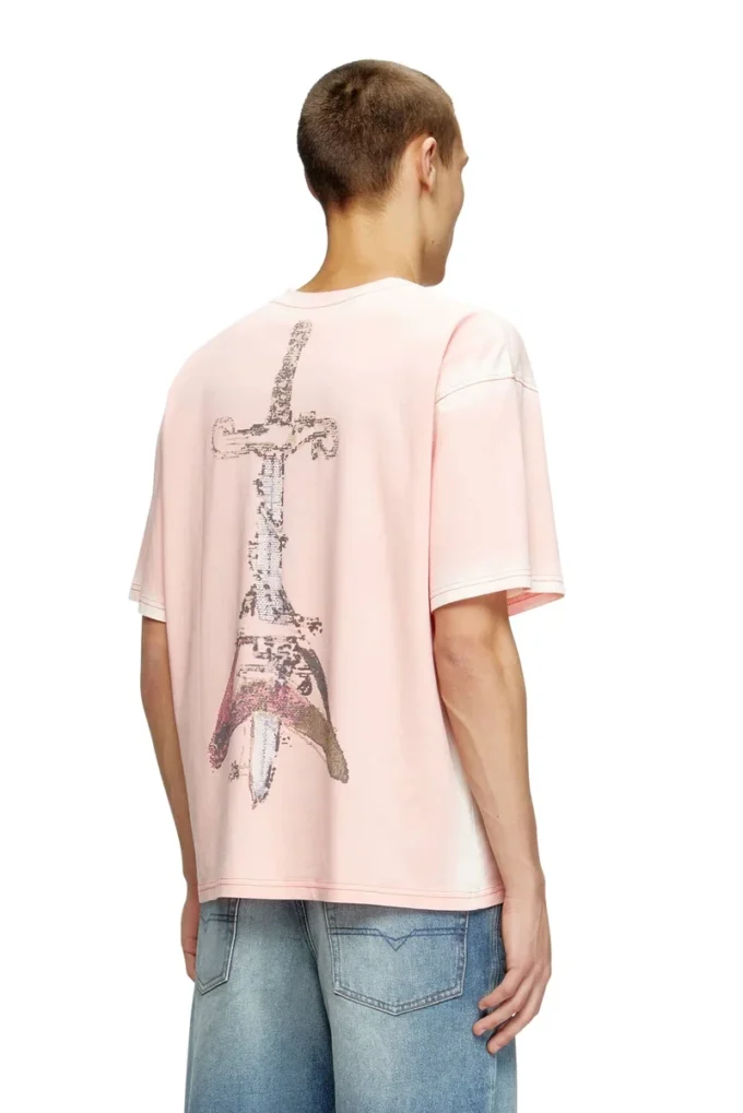 t-boxt-t10 T-shirt avec imprimé épée