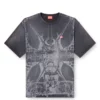 t-boxt-t13 T-shirt avec imprimé médiéval ton sur ton