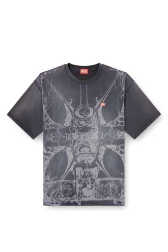 t-boxt-t13 T-shirt avec imprimé médiéval ton sur ton