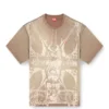 t-boxt-t13 T-shirt avec imprimé médiéval ton sur ton