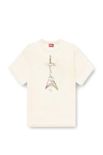 t-boxt-t18 T-shirt avec imprimé épée