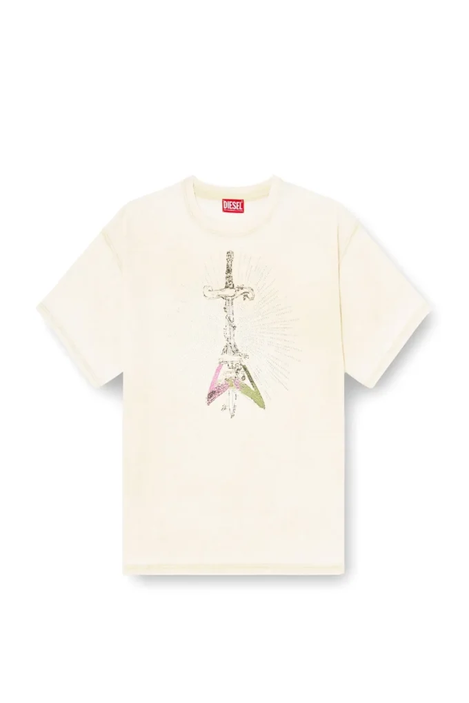 t-boxt-t18 T-shirt avec imprimé épée