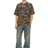 t-boxt-t22 T-shirt camouflage avec logo camouflage