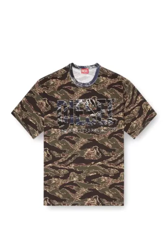 t-boxt-t22 T-shirt camouflage avec logo camouflage